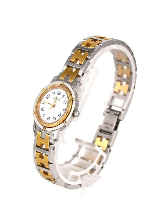 Hermes Clipper Quartz Watch White main image 5
